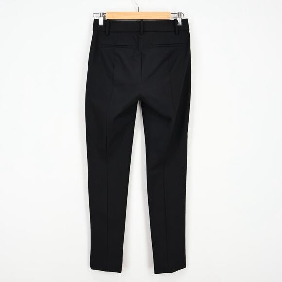 NWOT J.Crew Factory Slim Fit Full Length Trouser Dress Pant In Black Size 0 - Picture 3 of 8